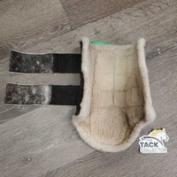 1 Only (Left) Closed Front Boot, Wool Lined, velcro *gc, v.hairy velcro, clean & dirty, hair, edge rubs, clumpy
