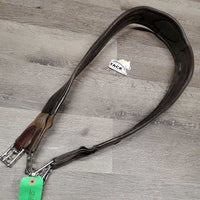 Anatomical Girth, x2 els, D Ring *fair, v.creased, rubs & cracking, Missing 2 D's