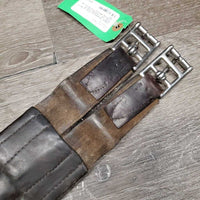 Anatomical Girth, x2 els, D Ring *fair, v.creased, rubs & cracking, Missing 2 D's
