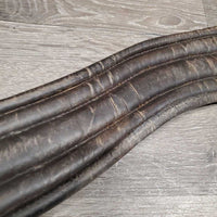 Anatomical Girth, x2 els, D Ring *fair, v.creased, rubs & cracking, Missing 2 D's
