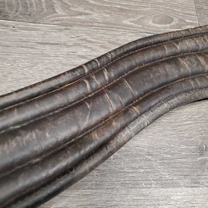 Anatomical Girth, x2 els, D Ring *fair, v.creased, rubs & cracking, Missing 2 D's