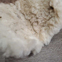 Open Front & Hind Boots, Fleece Lined, velcro *gc/fair, dirt, stains, yellowed, edges: curled, rough & thin, 1 squished