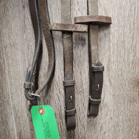 Rsd Padded Monocrown Dressage Bridle, Crank, Bling, Soft Rubber Reins *NO Flash, gc, dirty & v.dirty, missing logo & bling, gunk