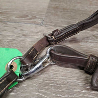 Rsd Padded Anatomical Monocrown Noseband ONLY, snap *like new/xc, loose keeper, mnr rubs & dirt/dust
