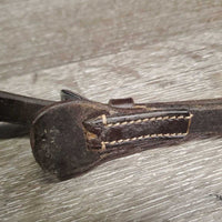 Rsd Padded Anatomical Monocrown Noseband ONLY, snap *like new/xc, loose keeper, mnr rubs & dirt/dust
