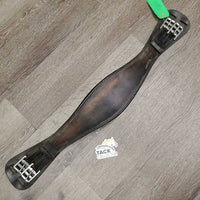 Leather Dressage - Short Girth, x2 els *fair/gc, rubs, faded/discolored spots, mnr dirt, deep creaes
