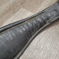 Leather Dressage - Short Girth, x2 els *fair/gc, rubs, faded/discolored spots, mnr dirt, deep creaes
