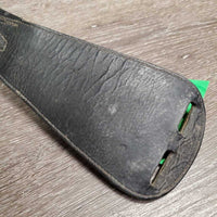Leather Dressage - Short Girth, x2 els *fair/gc, rubs, faded/discolored spots, mnr dirt, deep creaes
