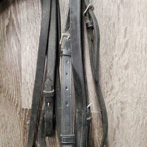 Thick Soft Dressage Double Bridle, Crank, Crown Buckle, Gem Browband *gc/vgc, older, dirty, residue, creases