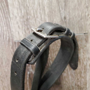 Thick Soft Dressage Double Bridle, Crank, Crown Buckle, Gem Browband *gc/vgc, older, dirty, residue, creases
