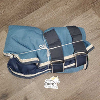 220g Winter Neck *gc, 0 wpf, faded, torn velcro & binding, rubs, mnr hair, dirt, snags, darts, smells, threads, repairs

