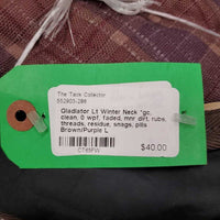 Lt Winter Neck *gc, clean, 0 wpf, faded, mnr dirt, rubs, threads, residue, snags, pills