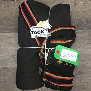 Cotton Sheet, tail *gc, older, v. faded, lining tears, missing velcro, snags, rubs, puckers, undone stitch