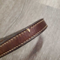 Thick Double Leather Grooming Halter, Lg Buckle *vgc/gc, clean, faded, scrapes, dented sided, stiff