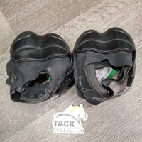 Pr Heel Boots *gc, dirt, rubs, L-TORN edge
