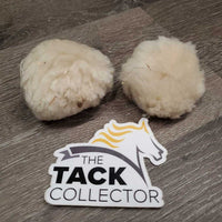 2 Wool Ear Plugs *xc, clean, shavings
