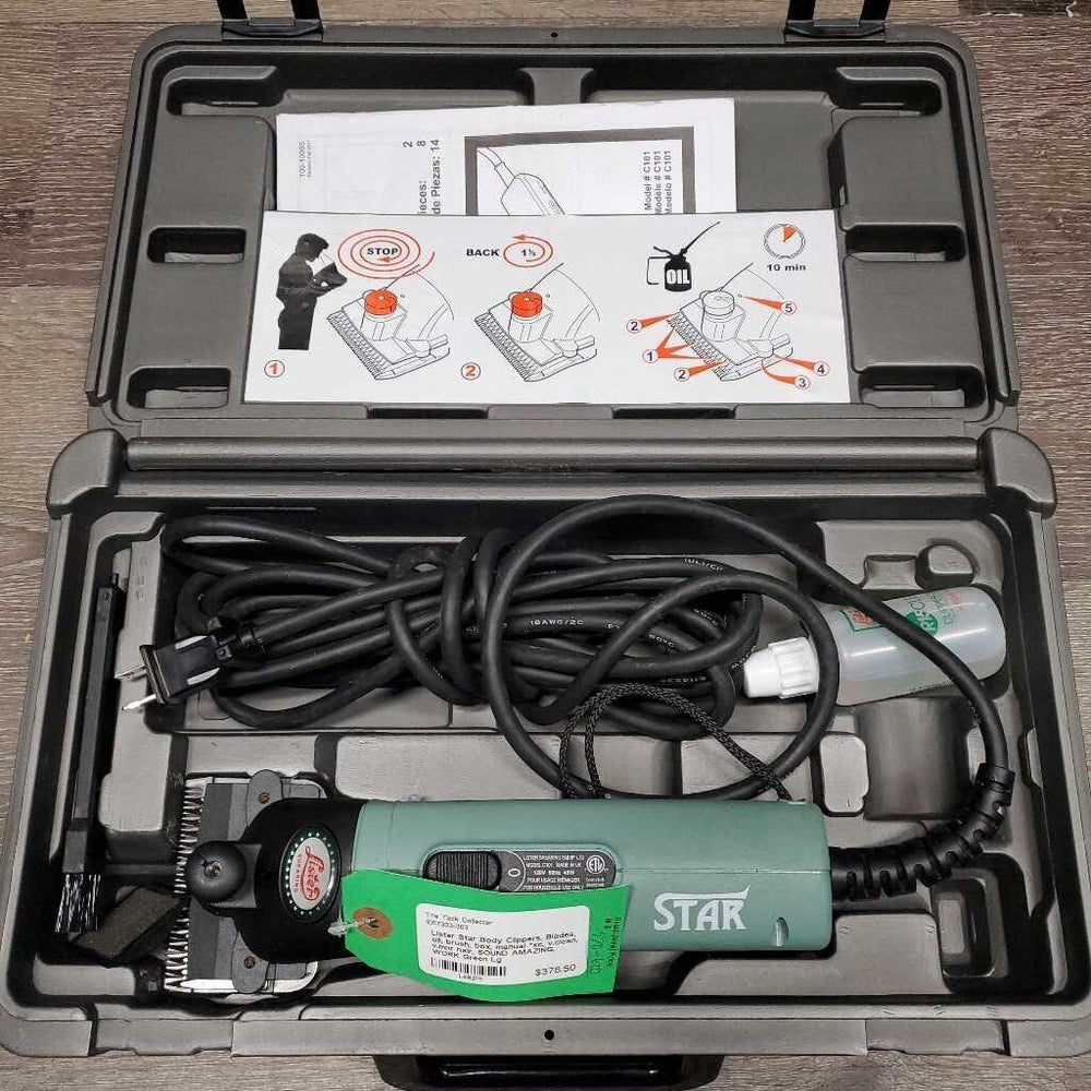 Body Clippers, Blades, oil, brush, box, manual *xc, v.clean, v.mnr hair, SOUND AMAZING, WORK