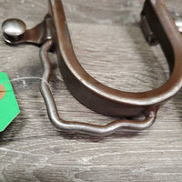 Juniors Western Bumper Spurs *vgc, clean, rubs, scratches, faded spots