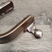 Juniors Western Bumper Spurs *vgc, clean, rubs, scratches, faded spots
