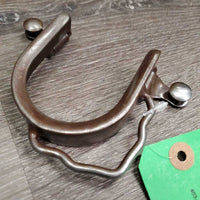 Juniors Western Bumper Spurs *vgc, clean, rubs, scratches, faded spots