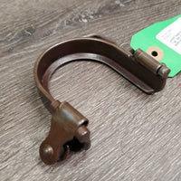 Juniors Western Bumper Spurs *vgc, clean, rubs, scratches, faded spots