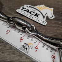 Med French Link Loose Ring Bit, center lozenge *xc, clean, mnr scratches