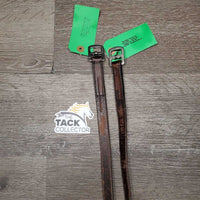 CHILDRENS Narrow Stirrup Leathers *vgc/gc, rubs, clean, scrapes, dents, stains