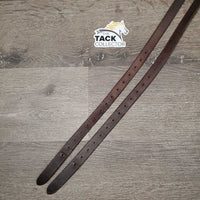 CHILDRENS Narrow Stirrup Leathers *vgc/gc, rubs, clean, scrapes, dents, stains
