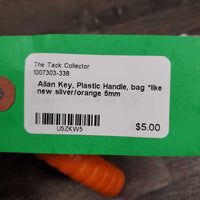 Allan Key, Plastic Handle, bag *like new