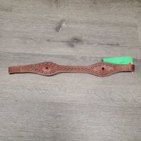 Stamped Headstall, Split Reins, Breastcollar, extra browband, snaps *like new/xc
