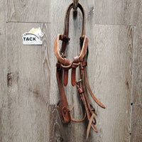 Thick Leather Headstall "CCHA 2003"., laces *vgc, mnr scrapes, clean