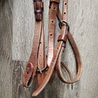 Thick Leather Headstall "CCHA 2003"., laces *vgc, mnr scrapes, clean
