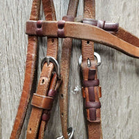 Thick Leather Headstall "CCHA 2003"., laces *vgc, mnr scrapes, clean
