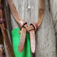 Thick Leather Headstall "CCHA 2003"., laces *vgc, mnr scrapes, clean