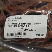 Assorted Leather Ties - Laces *new