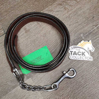 Leather Lead Shank, 9" Chain *xc/like new

