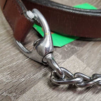 Leather Lead Shank, 9" Chain *xc/like new
