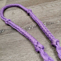 Braided Nylon Barrel - Roper Loop Reins, 2 snaps, 2 Conway Bucklers *xc, mnr dirt?stains