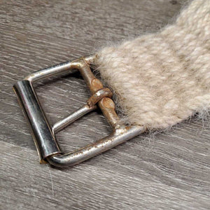 19 String Wool Cinch, 2x D Rings, Square Roller Buckles *xc, clean, mnr rusty
