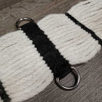 14 Cotton String Cinch, 2x D Rings *vgc, clean, mnr bare spots, hair & rust