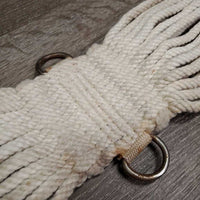 27 Nylon String Cinch, 2x D Rings *gc, rusty, dingy, clean, hairy