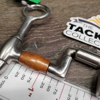 High Port Hinged S-Shank Correctional Western Reining Collection Bit *like new
