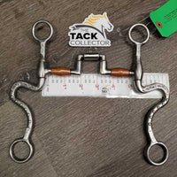 High Port Hinged S-Shank Correctional Western Reining Collection Bit *like new