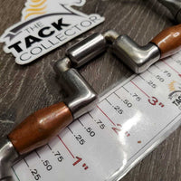 High Port Hinged S-Shank Correctional Western Reining Collection Bit *like new
