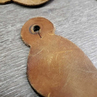 Smooth Western Leather Spur Straps *vgc, clean, mnr stains & scratches