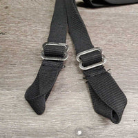 Pr Hvy Elastic Leg Straps, 2x lopps, 2x snaps *like new
