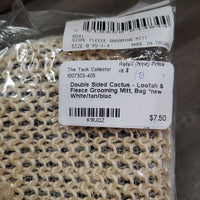 Double Sided Cactus - Loofah & Fleece Grooming Mitt, Bag *new
