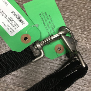 Pr Nylon Web Leg Straps, 2 snaps, 2 loops *like new, mnr loose threads