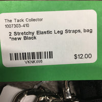 2 Stretchy Elastic Leg Straps, bag *new
