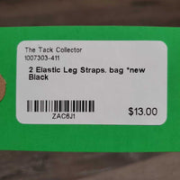 2 Elastic Leg Straps. bag *new
